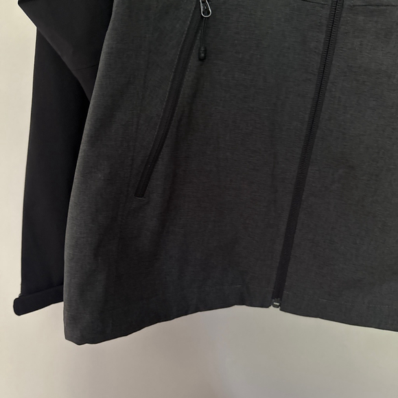 Women's The North Face HyVent Ski Snow Rain Jacket L Charcoal Black - Picture 3 of 11